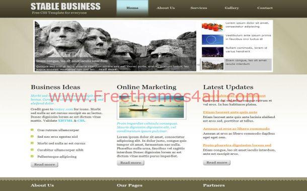 Business Free CSS Template
