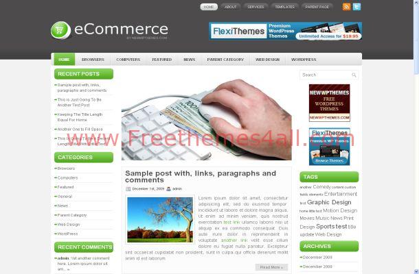 Business Ecommerce WordPress Theme