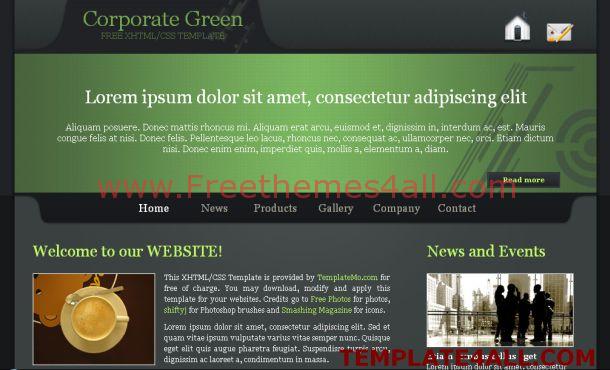 Free Corporate Business CSS Template