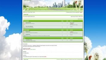 Summer Spring Phpbb Green Style Theme