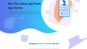 Free App Landing Page HTML5 Template